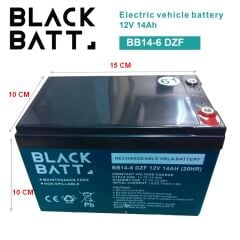 12V 14AH JEL AKÜ, BLACKBATT 2024