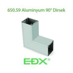 65X55 ALÜMİNYUM KABLO KANALI 90° DİRSEK