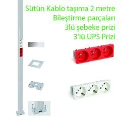 PRİZ TAKILABİLİR SÜTÜN KABLO TAŞIMA