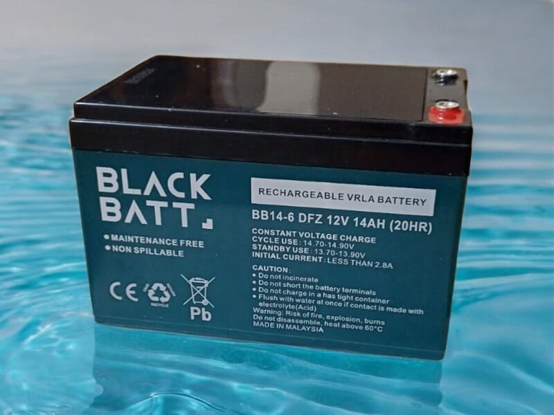 BLACKBATT JEL AKÜ, 12V 14AH